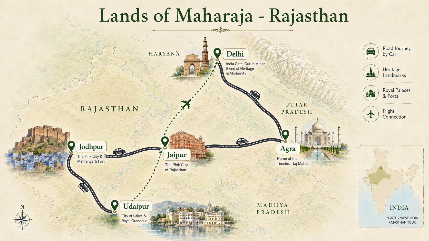 Tour Route Map