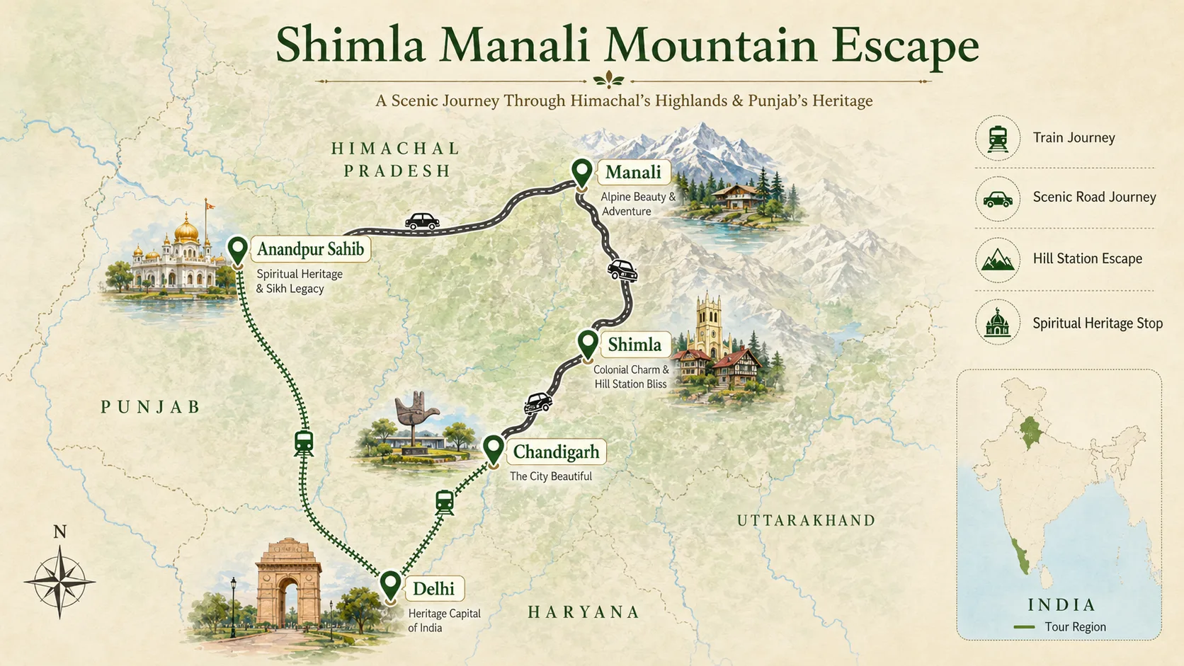 Tour Route Map