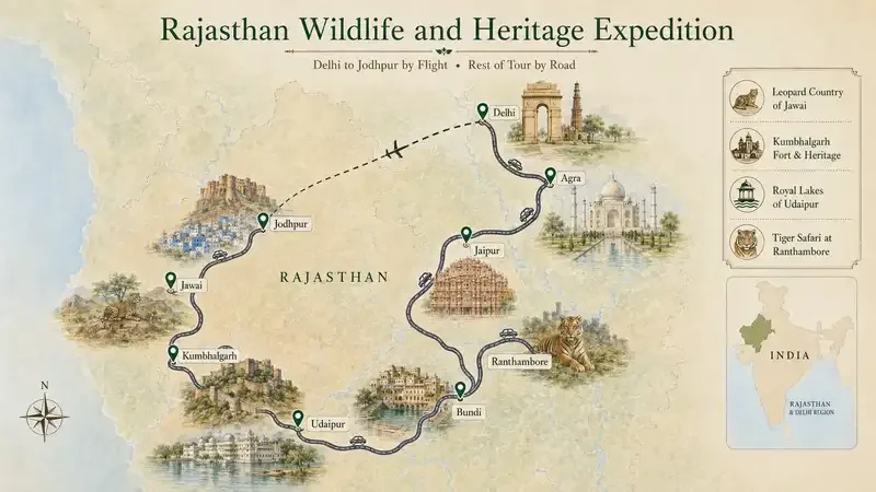 Tour Route Map